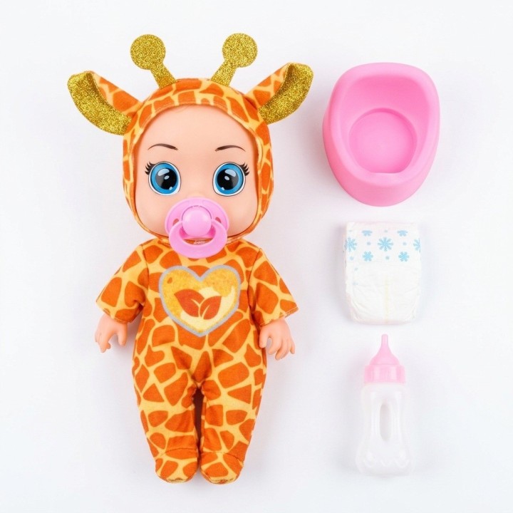 Muñeca Bebé Con Coche Bacinilla Tetero Y Accesorios