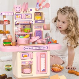 Cocinita Infantil De Juguete Interactiva Con Accesorios