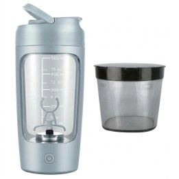 Vaso Mezclador Eléctrico Shaker Proteína 650ml Recargable