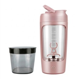 Vaso Mezclador Eléctrico Shaker Proteína 650ml Recargable