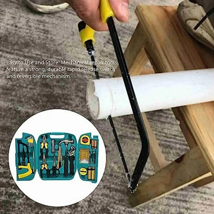 Juego De Herramientas 27 Piezas Estuche Verde Para Hogar