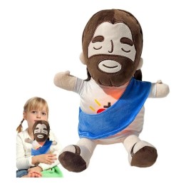 Peluche Jesús Interactivo Con Luz, Música Y Respiración