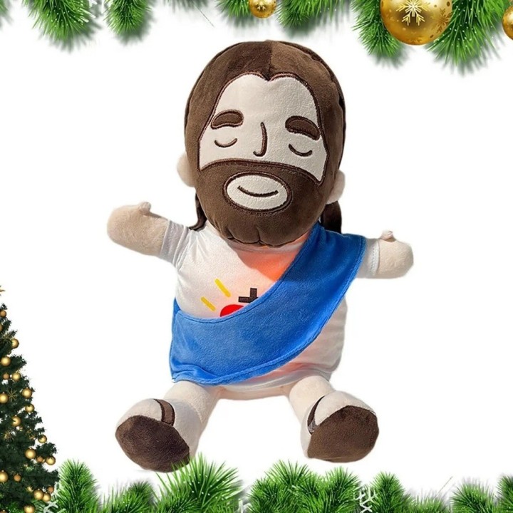 Peluche Jesús Interactivo Con Luz, Música Y Respiración