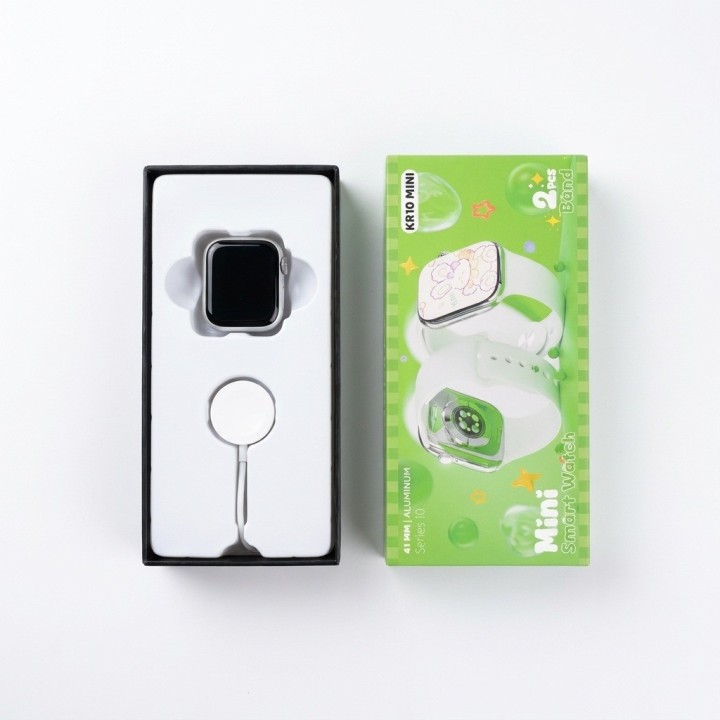 Smartwatch Reloj Kr10 Niño 41mm Aluminio + 2 Correas