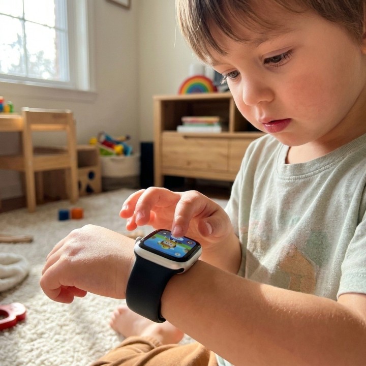 Smartwatch Reloj Kr10 Niño 41mm Aluminio + 2 Correas