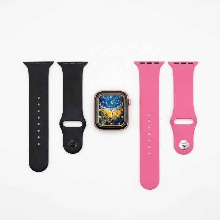 Smartwatch Reloj Kr10 Niña 41mm Aluminio + 2 Correas