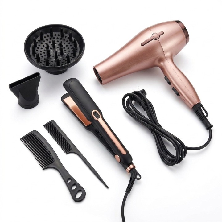 Combo Pro-2620 Secador 5000w + Plancha Keratina 950°f