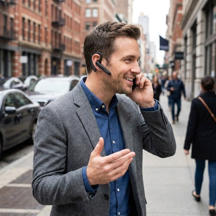 Auricular Bluetooth Manos Libres Gh-16 Rotación 180°