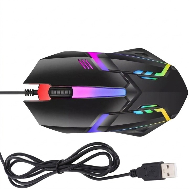 Mouse Óptico Gamer M20 Rgb Ajustable 3200 Dpi