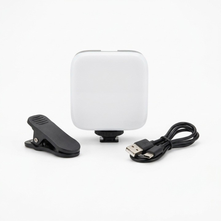 Panel Luz Led M-88 Recargable Con Clip Para Laptop