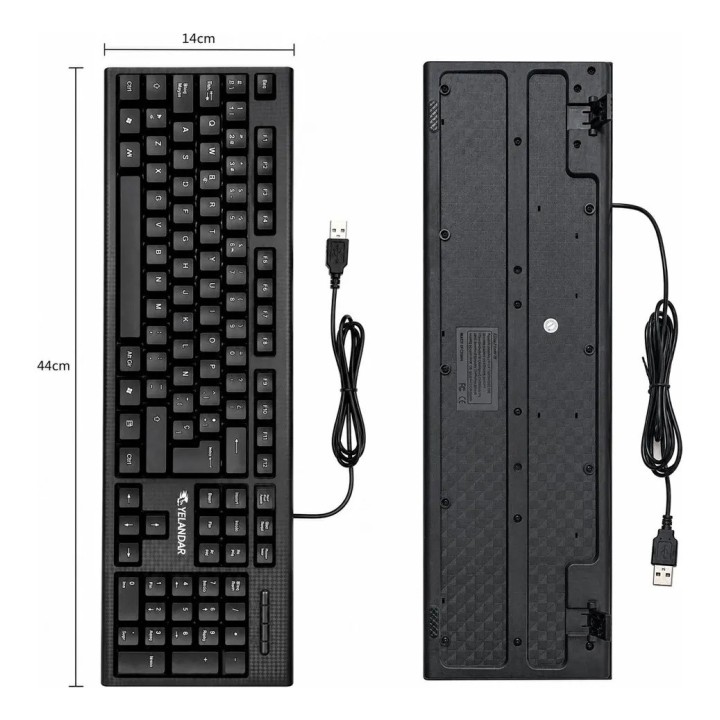 Teclado Usb Jx-560 Resistente Al Agua En Español