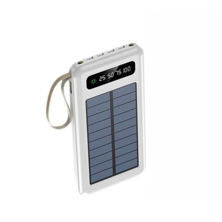 Power Bank Solar 20000mah Con 4 Cables Mp-038