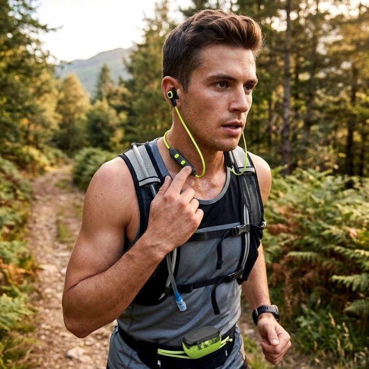 Audífonos Bluetooth Deportivos Kl-21 Con Estuche 20h