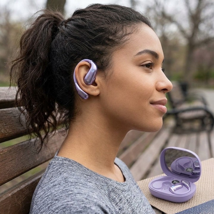 Audífonos Inalámbricos Kl-93 Open Ear Bluetooth 5.4