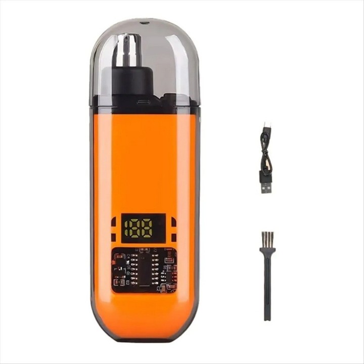 Recortador De Vello Nasal Sj005 Pantalla Digital Recargable