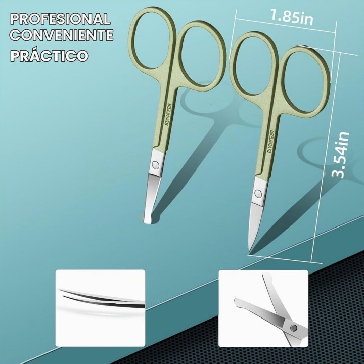 Kit Manicura Pedicura Facial 30 Piezas Acero Inoxidable