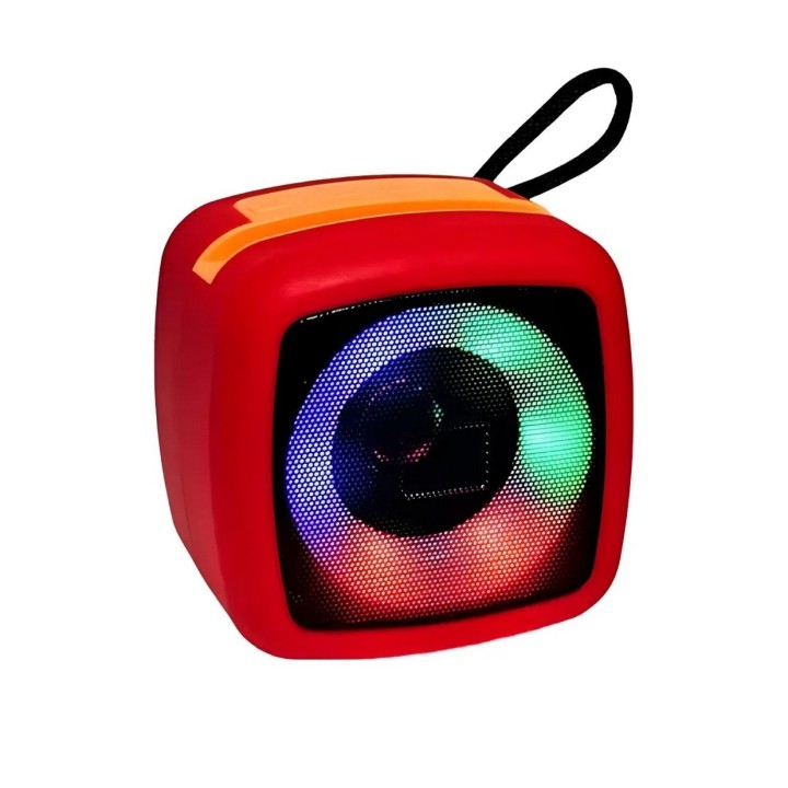 Parlante Bluetooth Portátil X-911 Luz Rgb Base Celular 5w