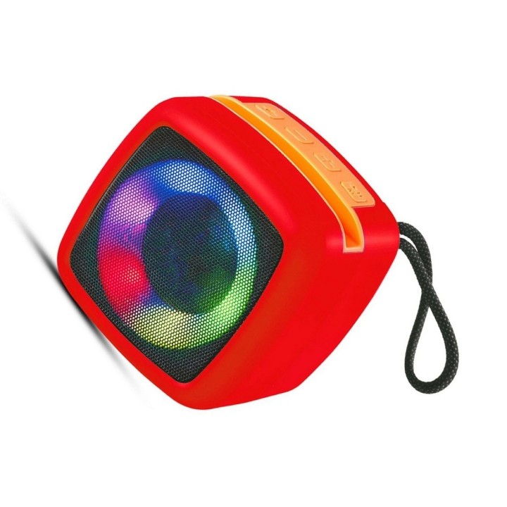 Parlante Bluetooth Portátil X-911 Luz Rgb Base Celular 5w