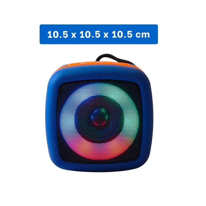 Parlante Bluetooth Portátil X-911 Luz Rgb Base Celular 5w