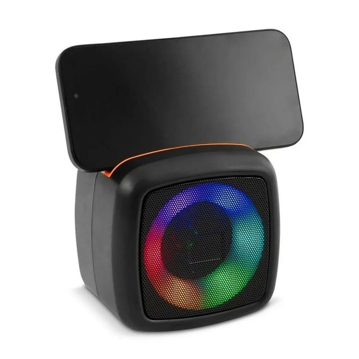 Parlante Bluetooth Portátil X-911 Luz Rgb Base Celular 5w