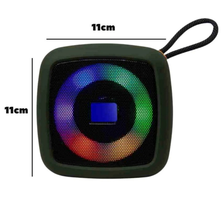 Parlante Bluetooth Portátil X-911 Luz Rgb Base Celular 5w