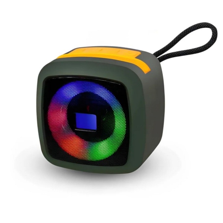 Parlante Bluetooth Portátil X-911 Luz Rgb Base Celular 5w