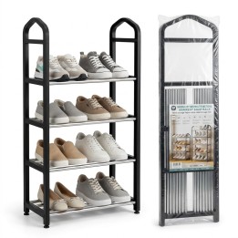 Zapatero Organizador 5 Niveles Multifuncional Acero