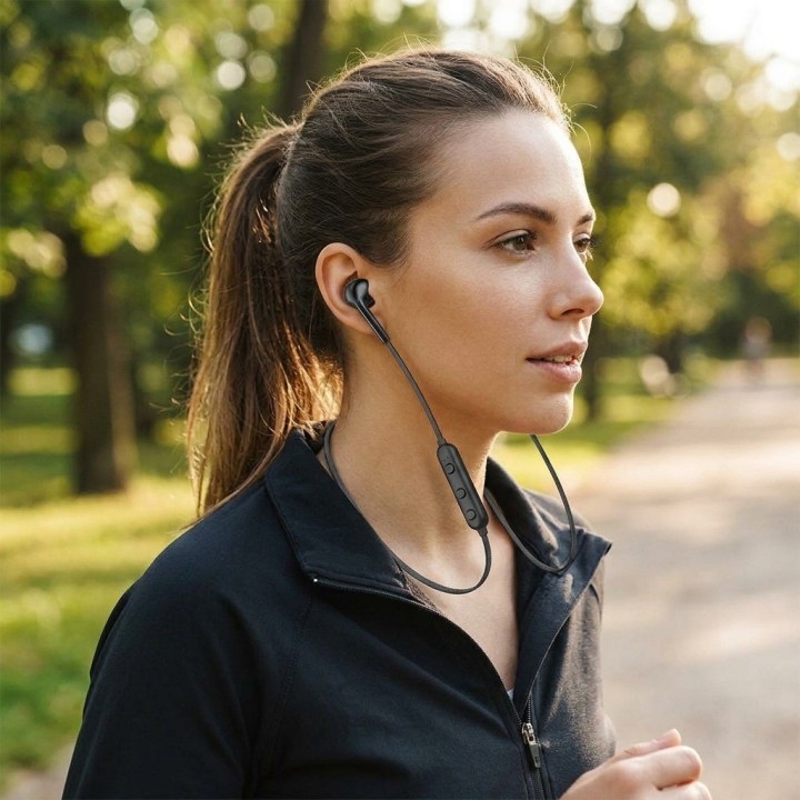 Audífonos Bluetooth Kl-20 Cuello Deportivo 20 Horas