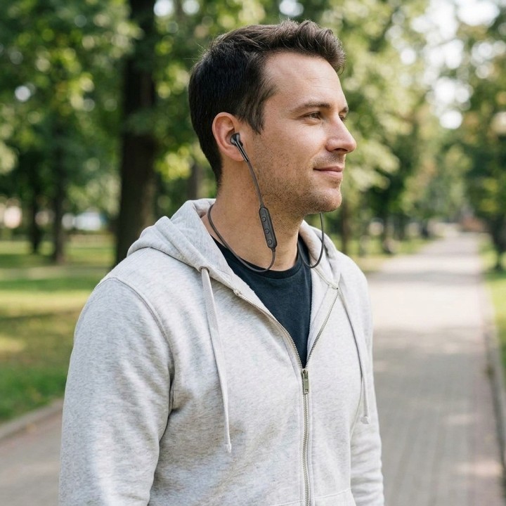 Audífonos Bluetooth Kl-20 Cuello Deportivo 20 Horas