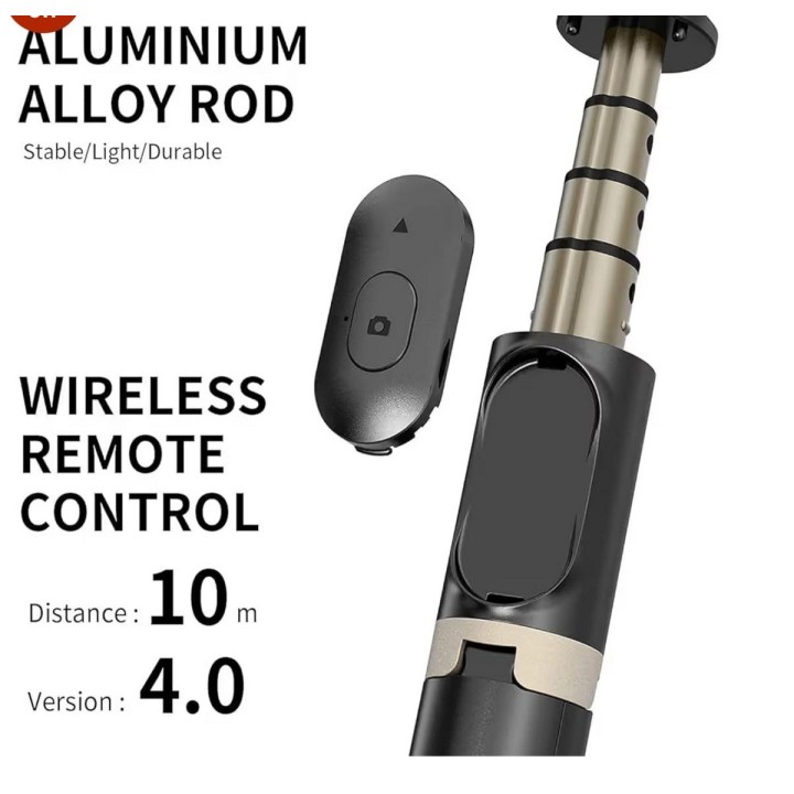 Gimbal Estabilizador Q08 Trípode Y Palo Selfie Bluetooth
