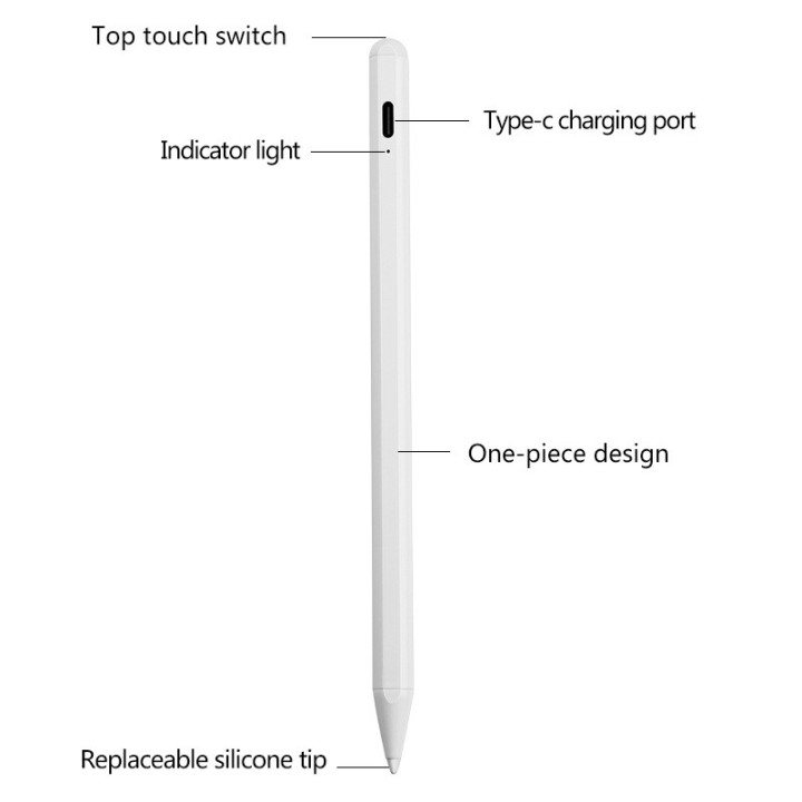 Lápiz Óptico Stylus Universal Rechazo De Palma Recargable