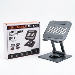 Soporte Giratorio 360 Metálico Para Tablet 4 A 16 Pulgadas