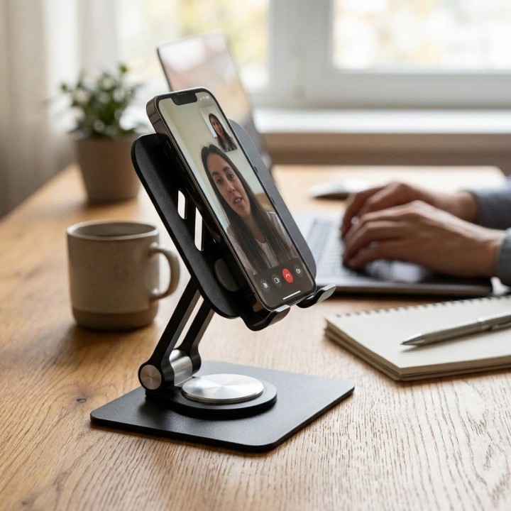 Soporte Giratorio 360 Metálico Para Tablet 4 A 16 Pulgadas