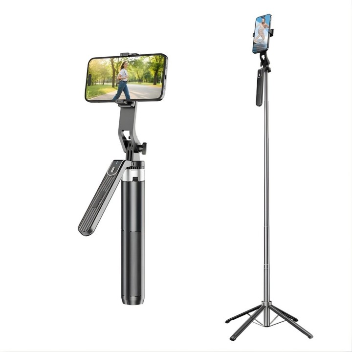 Trípode Palo Selfie 1.8m Base 4 Patas Control Bluetooth P180