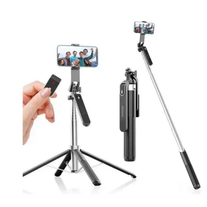Trípode Palo Selfie 1.8m Base 4 Patas Control Bluetooth P180