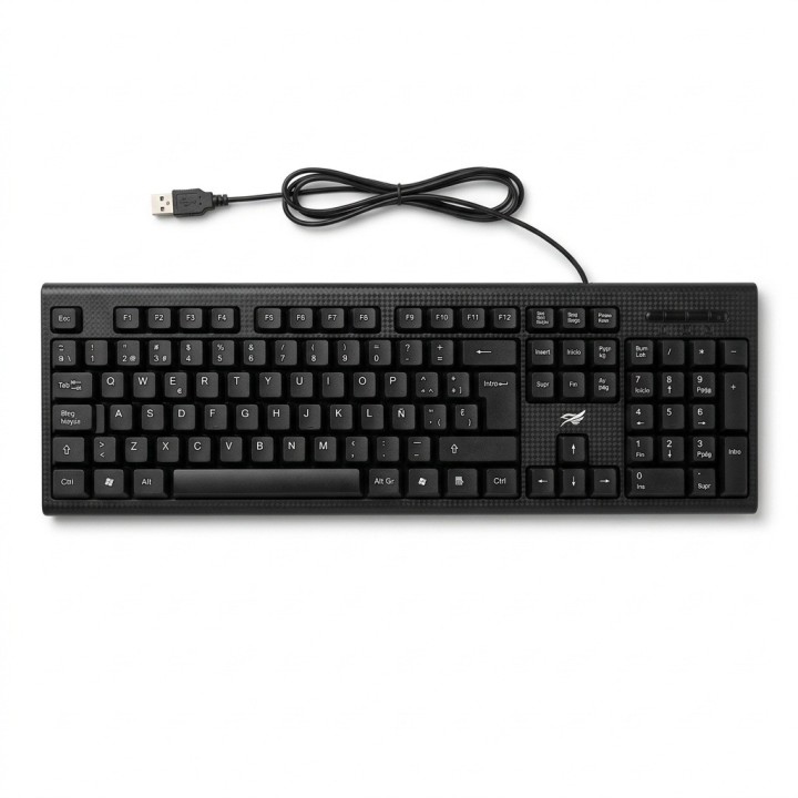 Combo Teclado Y Mouse Alámbrico Español Usb Ergonómico Kt988