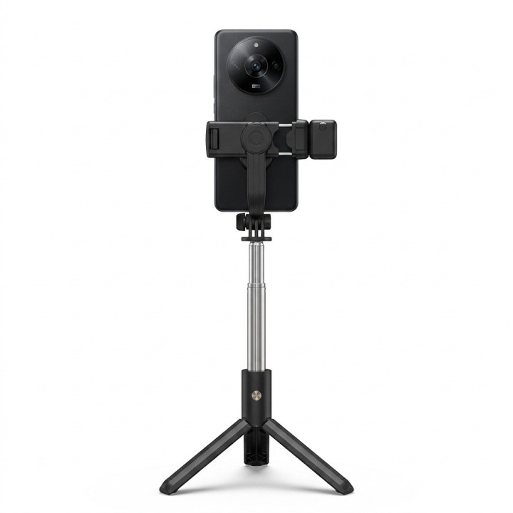 Palo Selfie Trípode Q07 Bluetooth Con Luz Led 100cm