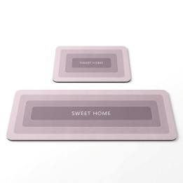 Set 2 Tapetes De Cocina Antideslizantes Sweet Home