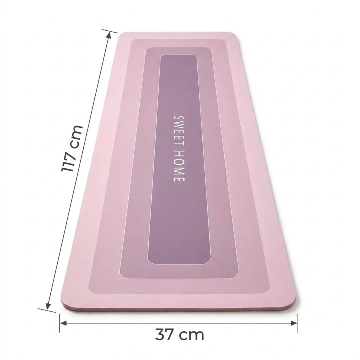 Set 2 Tapetes De Cocina Antideslizantes Sweet Home
