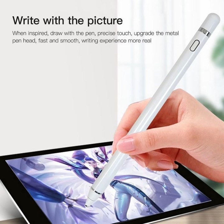 Lápiz Stylus Universal Activo Recargable Pantalla Táctil