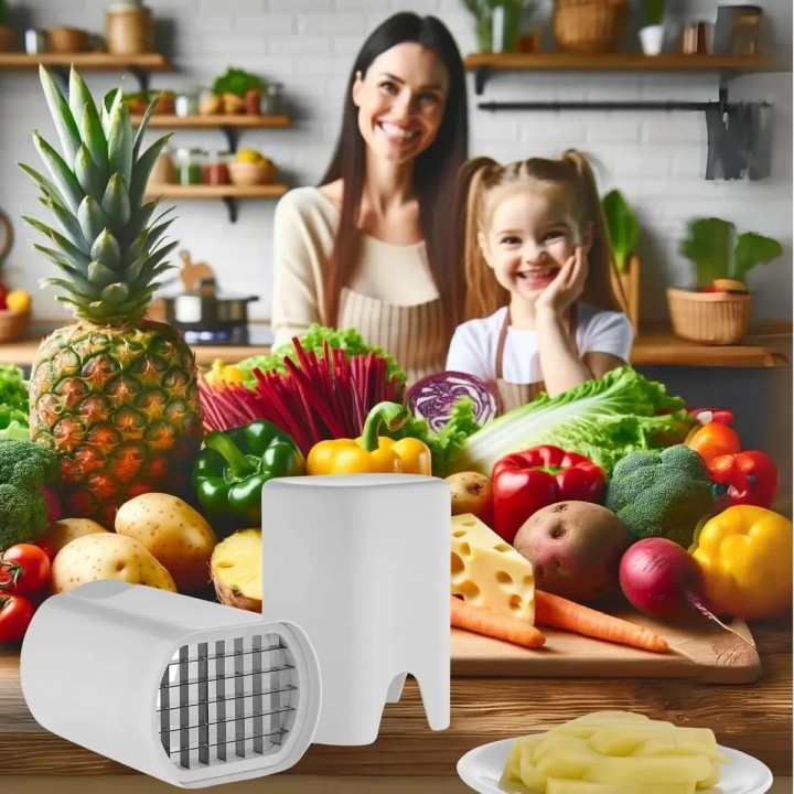 Cortador Picador Manual De Papas A La Francesa Y Vegetales