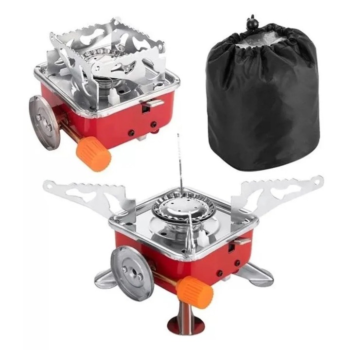 Estufa De Gas Portátil Plegable Camping 2800w Kovar K-202