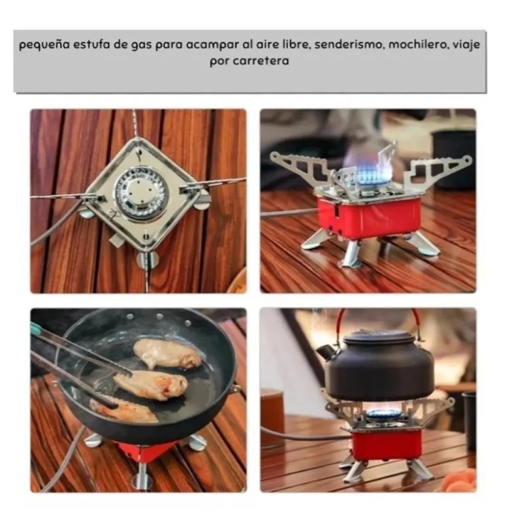 Estufa De Gas Portátil Plegable Camping 2800w Kovar K-202