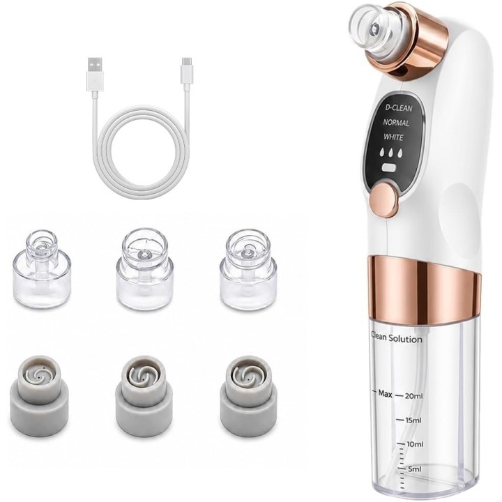 Extractor Puntos Negros Limpiador Facial Poros Recargable