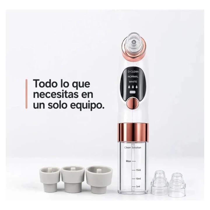 Extractor Puntos Negros Limpiador Facial Poros Recargable