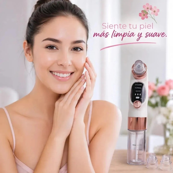 Extractor Puntos Negros Limpiador Facial Poros Recargable