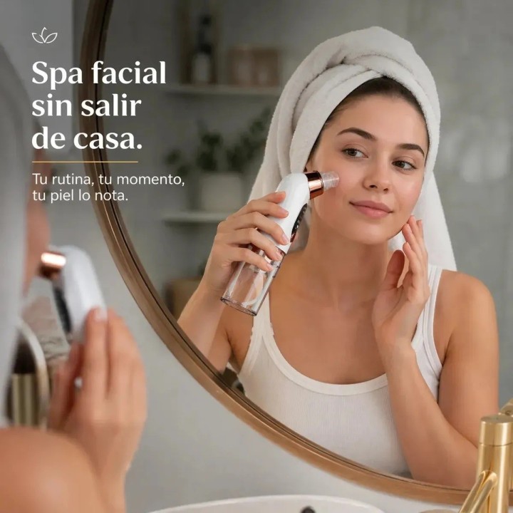 Extractor Puntos Negros Limpiador Facial Poros Recargable