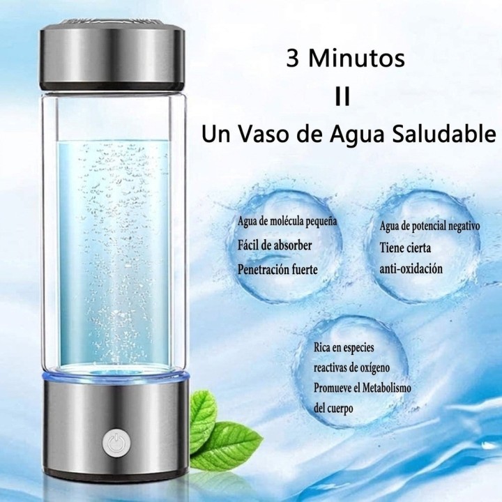 Vaso Generador De Agua Rica En Hidrógeno Portátil