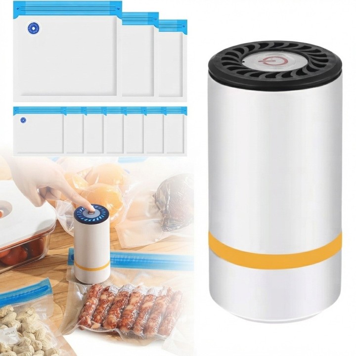Mini Bomba Selladora Al Vacío Portátil Eléctrica Usb 5v