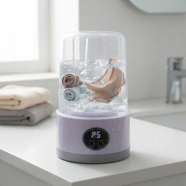 Mini Lavadora Ropa Interior Inalámbrica 1l Recargable Hs-588